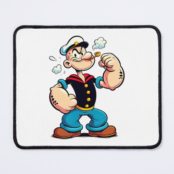 Item preview, Tough Sailor Man Smoking Pipe Flexing Arm Muscle Anchor Tattoo designed and sold by HaletteGagnon.