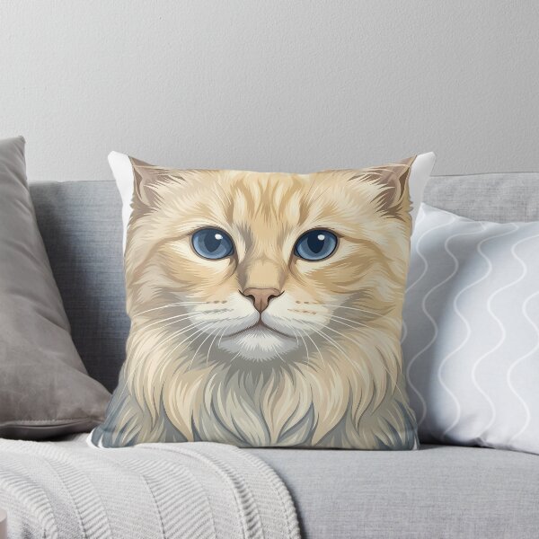 Item preview, Vintage Naturalist Birman Cat Portrait — Antique Cat Breed Art designed and sold by Catch333.