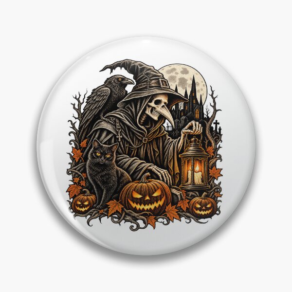 Item preview, Plague Doctor Halloween – Gothic Vintage Art designed and sold by JanChryzostom.
