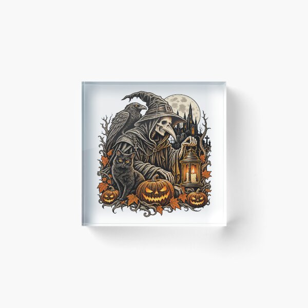 Item preview, Plague Doctor Halloween – Gothic Vintage Art designed and sold by JanChryzostom.