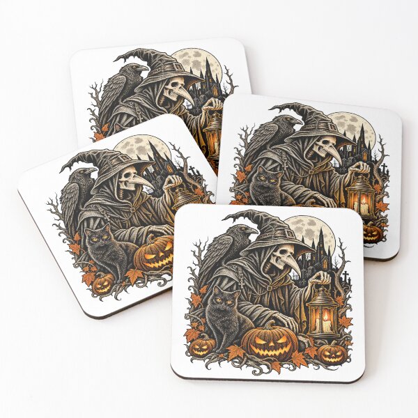Item preview, Plague Doctor Halloween – Gothic Vintage Art designed and sold by JanChryzostom.