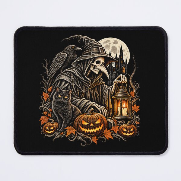 Item preview, Plague Doctor Halloween – Gothic Vintage Art designed and sold by JanChryzostom.