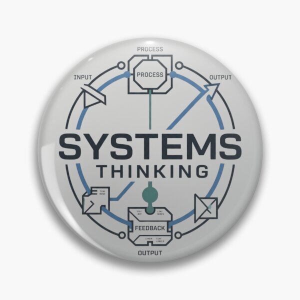 Item preview, Systems Thinking Engineering Technical Emblem designed and sold by Amr Darwish Graphic designer.