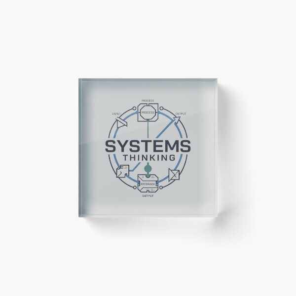 Item preview, Systems Thinking Engineering Technical Emblem designed and sold by Amr Darwish Graphic designer.