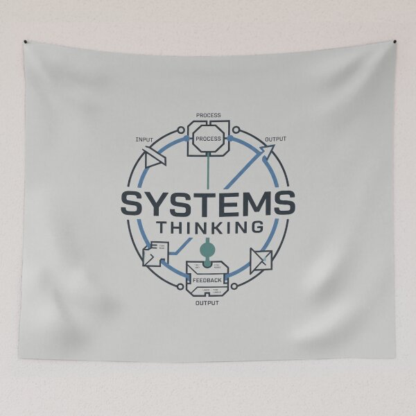 Item preview, Systems Thinking Engineering Technical Emblem designed and sold by Amr Darwish Graphic designer.