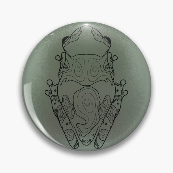 Item preview, Amazon Milk Frog Line-art (Green/Grey) designed and sold by Burnt_Pikachu.