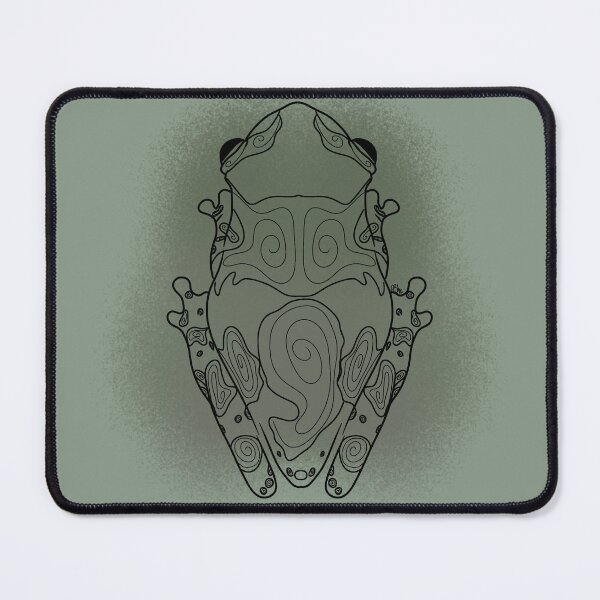 Item preview, Amazon Milk Frog Line-art (Green/Grey) designed and sold by Burnt_Pikachu.