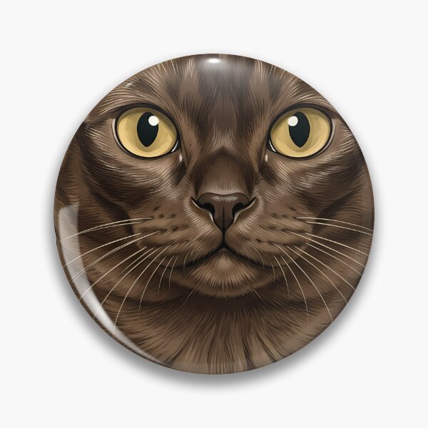 Item preview, Vintage Naturalist Burmese Cat Portrait — Antique Cat Breed Art designed and sold by Catch333.