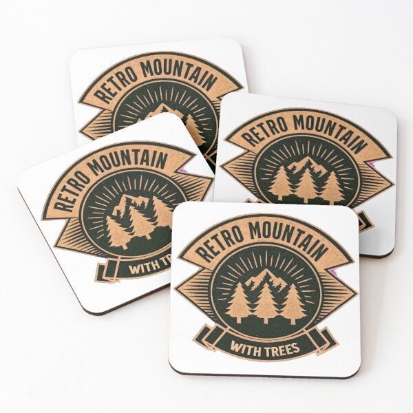 Item preview, Retro mountain with trees  vintage emblem designed and sold by Expressions-Sel.