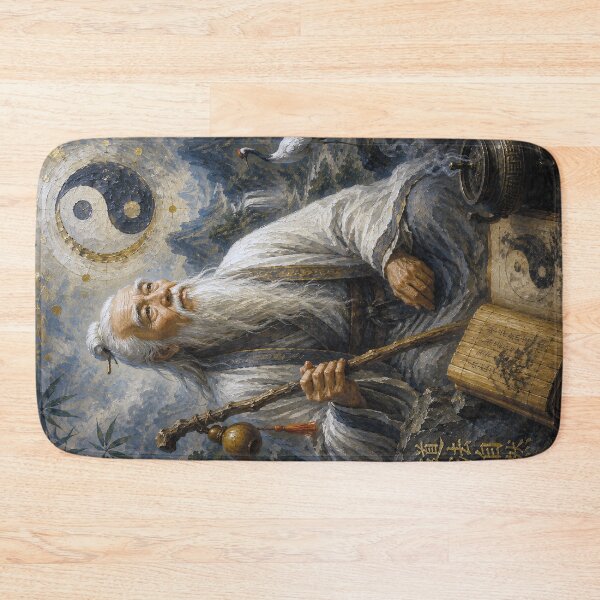 Item preview, Laozi – Ancient Chinese Philosopher Painting designed and sold by GalleryKauffeld.