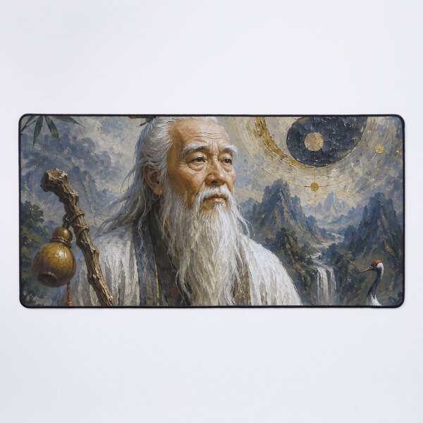 Item preview, Laozi – Ancient Chinese Philosopher Painting designed and sold by GalleryKauffeld.