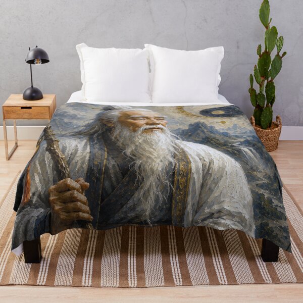 Item preview, Laozi – Ancient Chinese Philosopher Painting designed and sold by GalleryKauffeld.