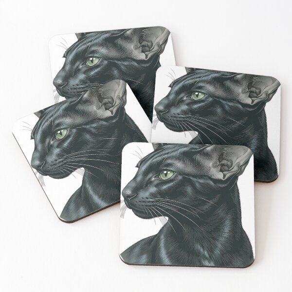 Item preview, Vintage Naturalist Oriental Shorthair Cat Portrait — Antique Cat Breed Art designed and sold by Catch333.