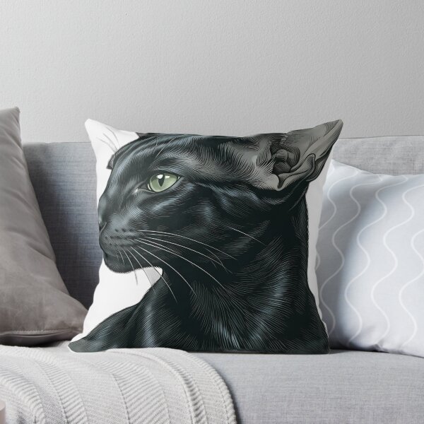 Item preview, Vintage Naturalist Oriental Shorthair Cat Portrait — Antique Cat Breed Art designed and sold by Catch333.