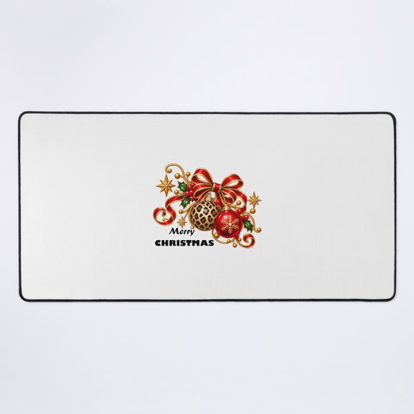 Item preview, Leopard Bauble Christmas Print on Demand designed and sold by annenambiro.