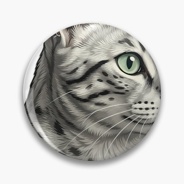 Item preview, Vintage Naturalist Egyptian Mau Cat Portrait — Antique Cat Breed Art designed and sold by Catch333.