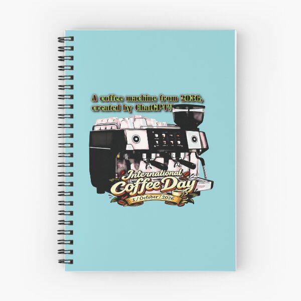 Item preview, Future Coffee Machine And Seamless Bean Pattern designed and sold by zenjiinspired.