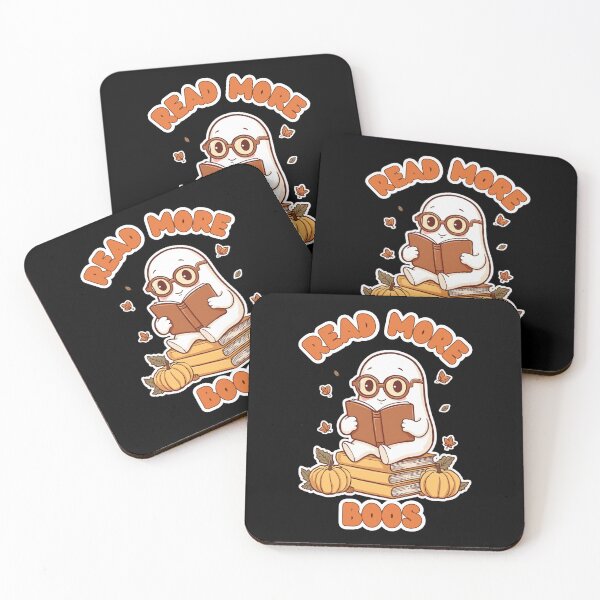 Item preview, Read More Boos Retro Ghost Reader Halloween designed and sold by ArtsyExplorer.