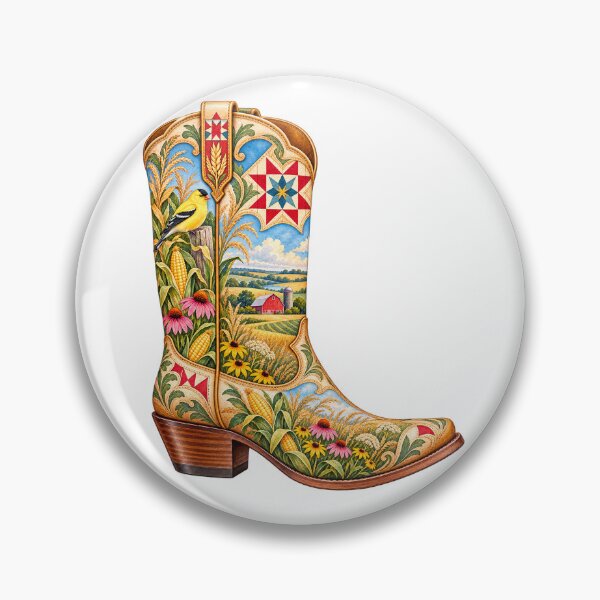 Item preview, Iowa Cowboy Boot designed and sold by Whimspired By Paxx.