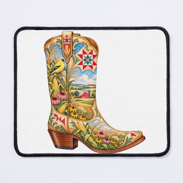 Item preview, Iowa Cowboy Boot designed and sold by Whimspired By Paxx.