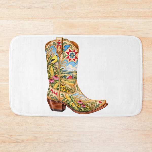 Item preview, Iowa Cowboy Boot designed and sold by Whimspired By Paxx.