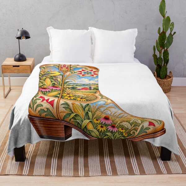 Item preview, Iowa Cowboy Boot designed and sold by Whimspired By Paxx.