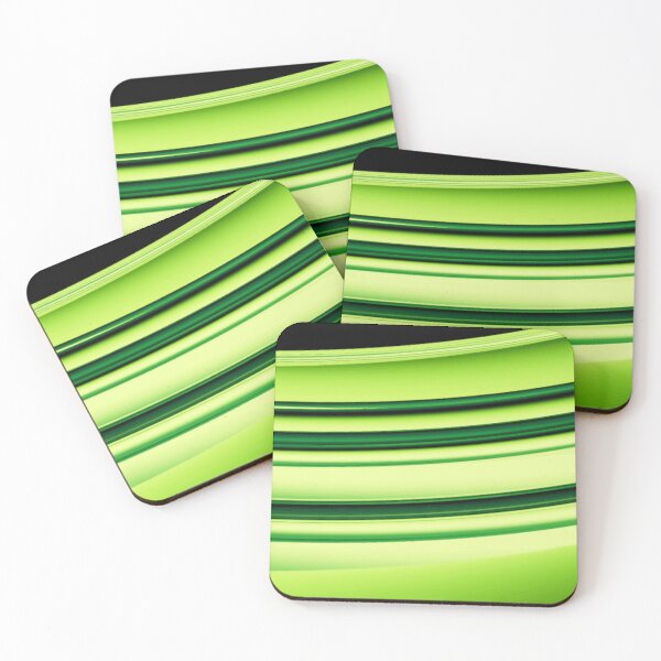Item preview, CHorizontal Green Stream Modern Abstract Texture designed and sold by benjamnherbrt.