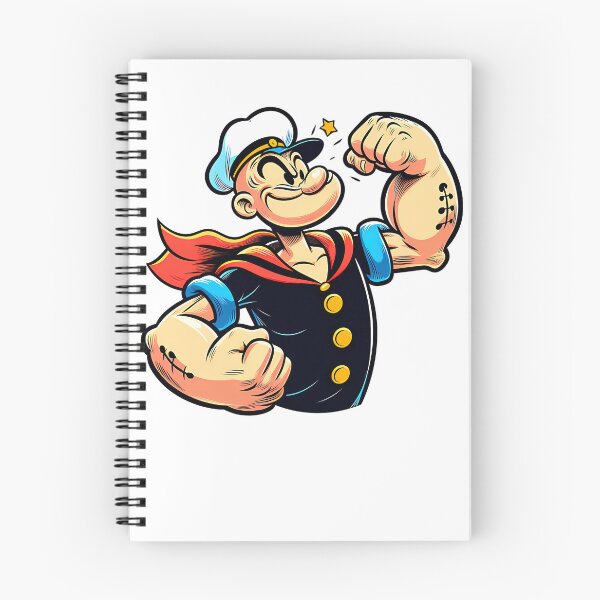 Item preview, Strong Sailor Man Flexing Biceps Smiling Cape Anchor designed and sold by HaletteGagnon.