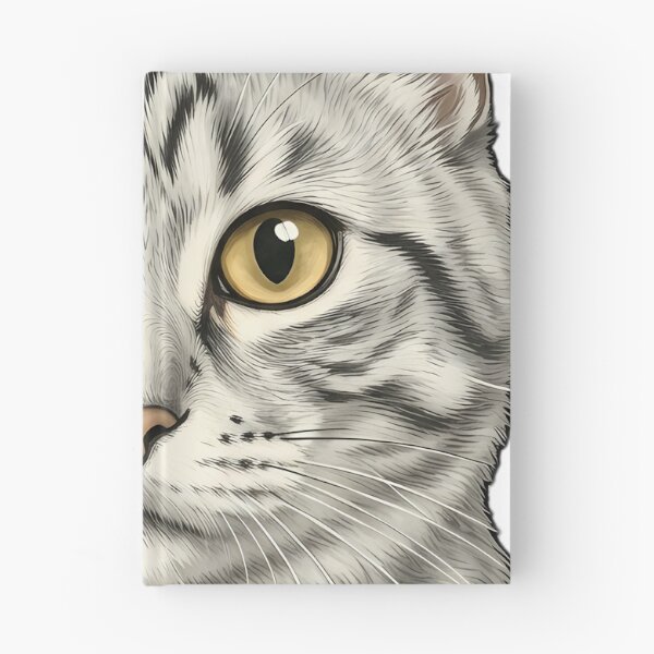 Item preview, Vintage Naturalist American Curl Cat Portrait — Antique Cat Breed Art designed and sold by Catch333.