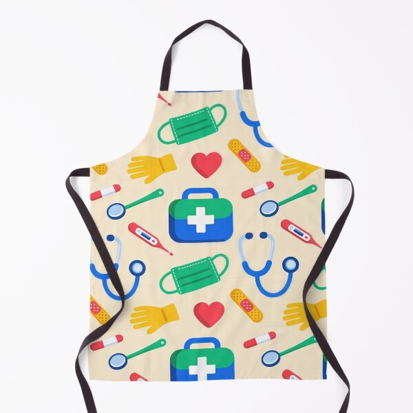 Item preview, Medical Stethoscope First Aid Healthcare Seamless Pattern designed and sold by Mimoshi ⭐⭐⭐⭐⭐.