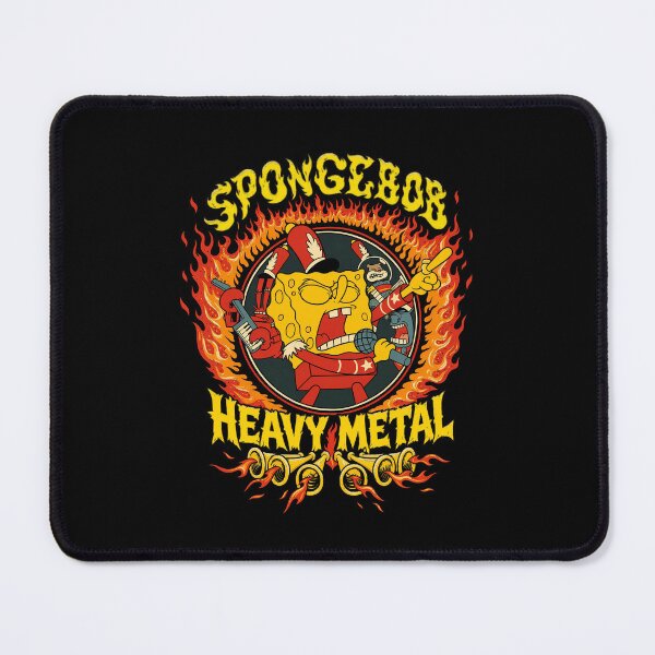 Item preview, SpongeBob Heavy Metal Rock Design designed and sold by EssentialPieces.
