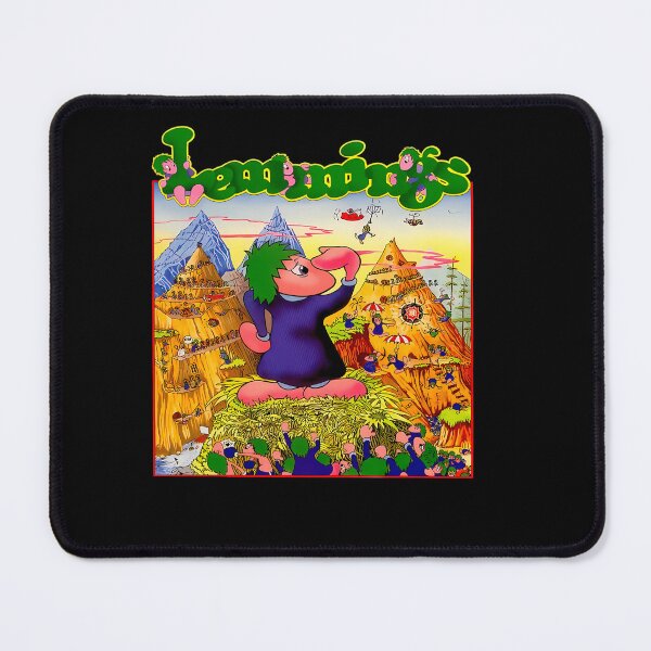 Item preview, Green Hair Lemming Character On Mountainous designed and sold by RobertBergeron1.