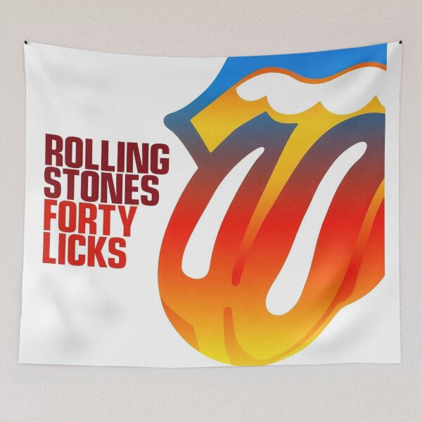 Item preview, Funny Forty Licks Bands Legends Poster designed and sold by yumnedolesa1.