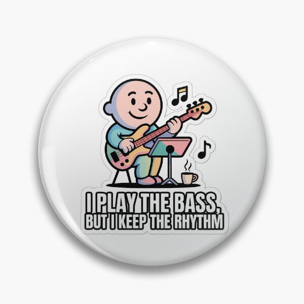 Item preview, Bass Player with Coffee and Notes designed and sold by NiftyWrx.