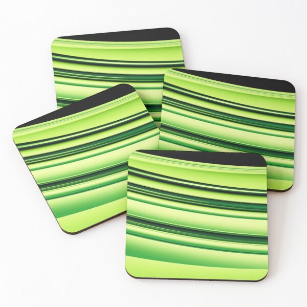 Item preview, Futuristic Neon Lime Green Layered Waves designed and sold by benjamnherbrt.
