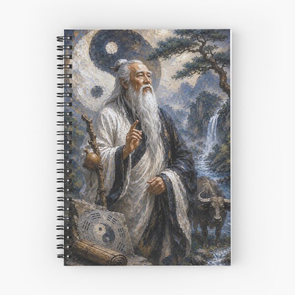 Item preview, Chinese Philosopher Laozi - The Wisdom of Tao painting designed and sold by GalleryKauffeld.