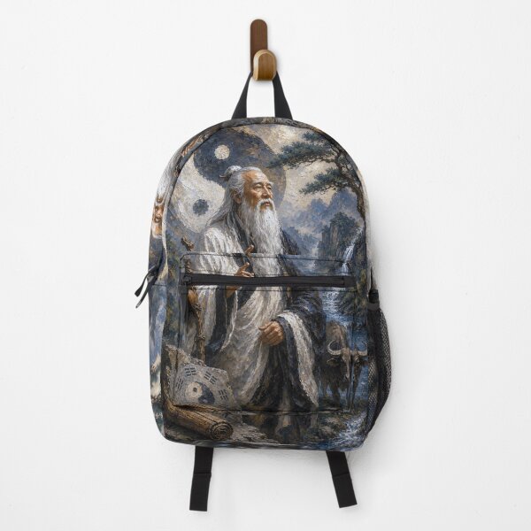 Item preview, Chinese Philosopher Laozi - The Wisdom of Tao painting designed and sold by GalleryKauffeld.