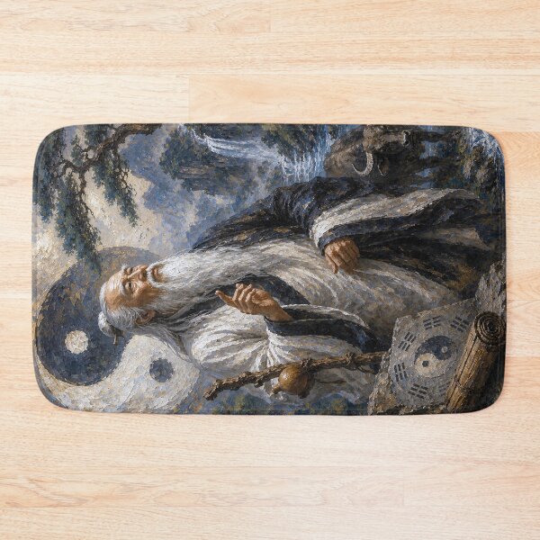 Item preview, Chinese Philosopher Laozi - The Wisdom of Tao painting designed and sold by GalleryKauffeld.