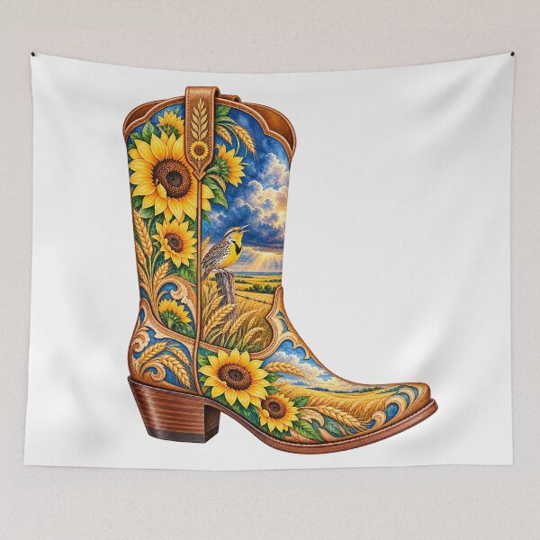 Item preview, Kansas Cowboy Boot designed and sold by Whimspired By Paxx.
