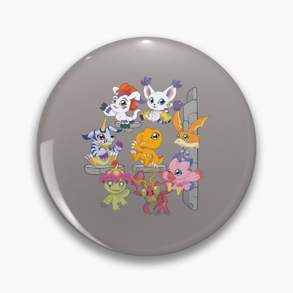Item preview, Chibi Digimon Partner Group Cute Monsters-25 designed and sold by TobiasLeona.