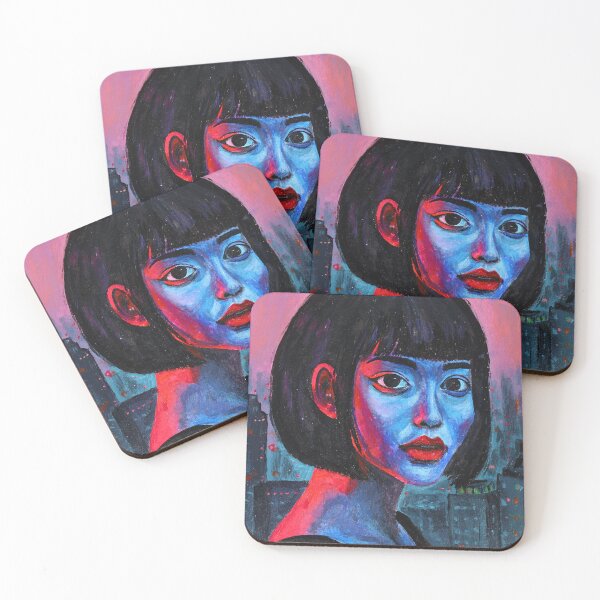 Item preview, Urban Afterglow Acrylic Painting designed and sold by Thachuz-arts.