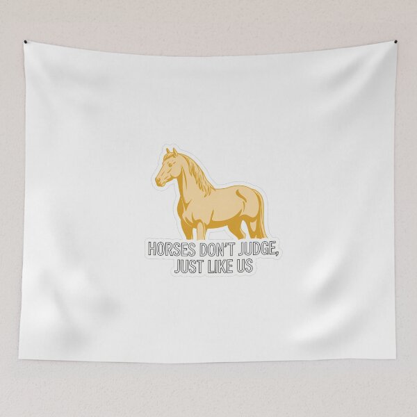 Item preview, Minimalist Horse Silhouette with Peaceful Quote designed and sold by NiftyWrx.