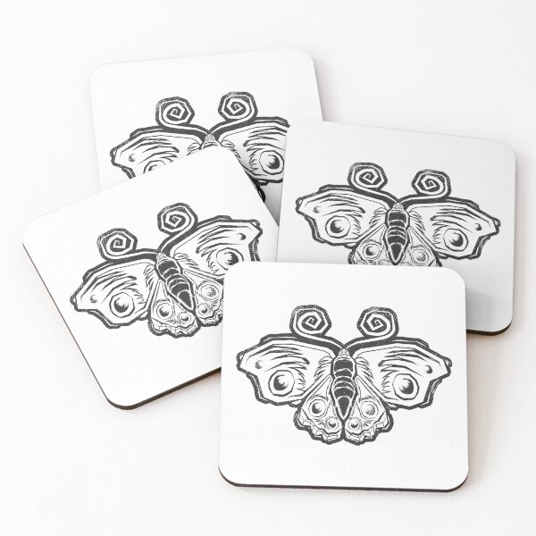 Item preview, Gothic Entomology Butterfly – Dark Academia Insect Art designed and sold by Etern.