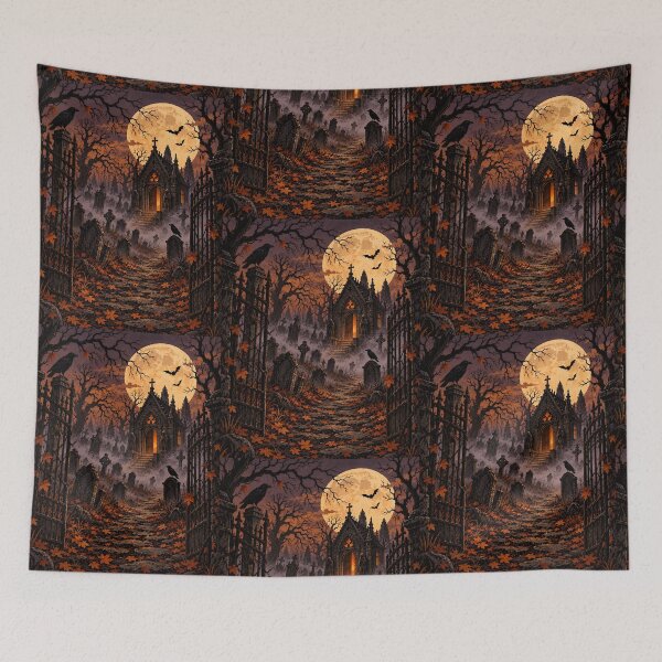 Item preview, Halloween Haunted House designed and sold by RobertMartinArt.