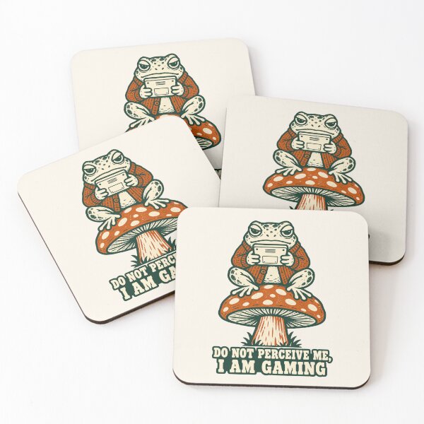 Item preview, Do Not Perceive Me I Am Gaming Funny Frog designed and sold by KungPowUnicorn.
