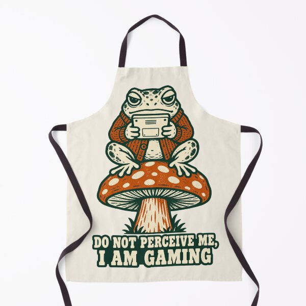 Item preview, Do Not Perceive Me I Am Gaming Funny Frog designed and sold by KungPowUnicorn.