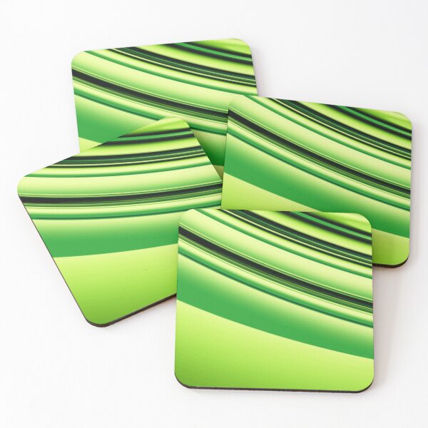 Item preview, Diagonal Neon Green Flowing Abstract Wave designed and sold by benjamnherbrt.