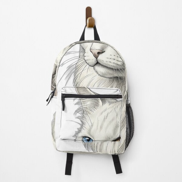 Item preview, Vintage Naturalist Turkish Angora Cat Portrait — Antique Cat Breed Art designed and sold by Catch333.