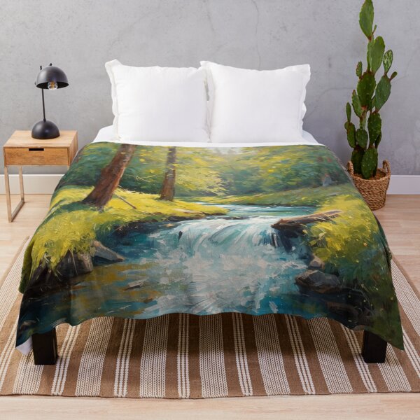 Item preview, Landscape Forest Creek designed and sold by SeaStarAlex.