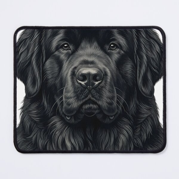 Item preview, Vintage Naturalist Newfoundland Dog Portrait — Antique Dog Breed Art designed and sold by Catch333.